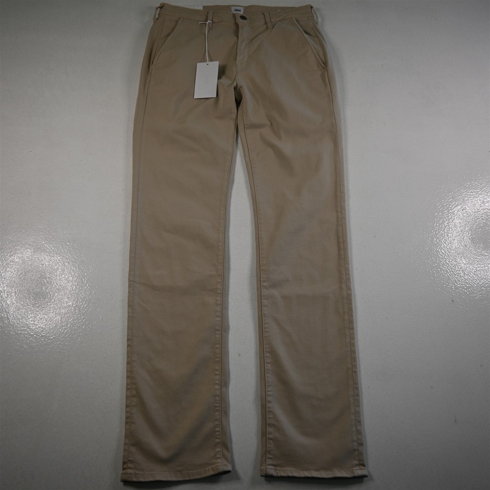 NEW Edwin‎ 30x32 Oyster Khaki Mason Stretch Slim Mens Pants